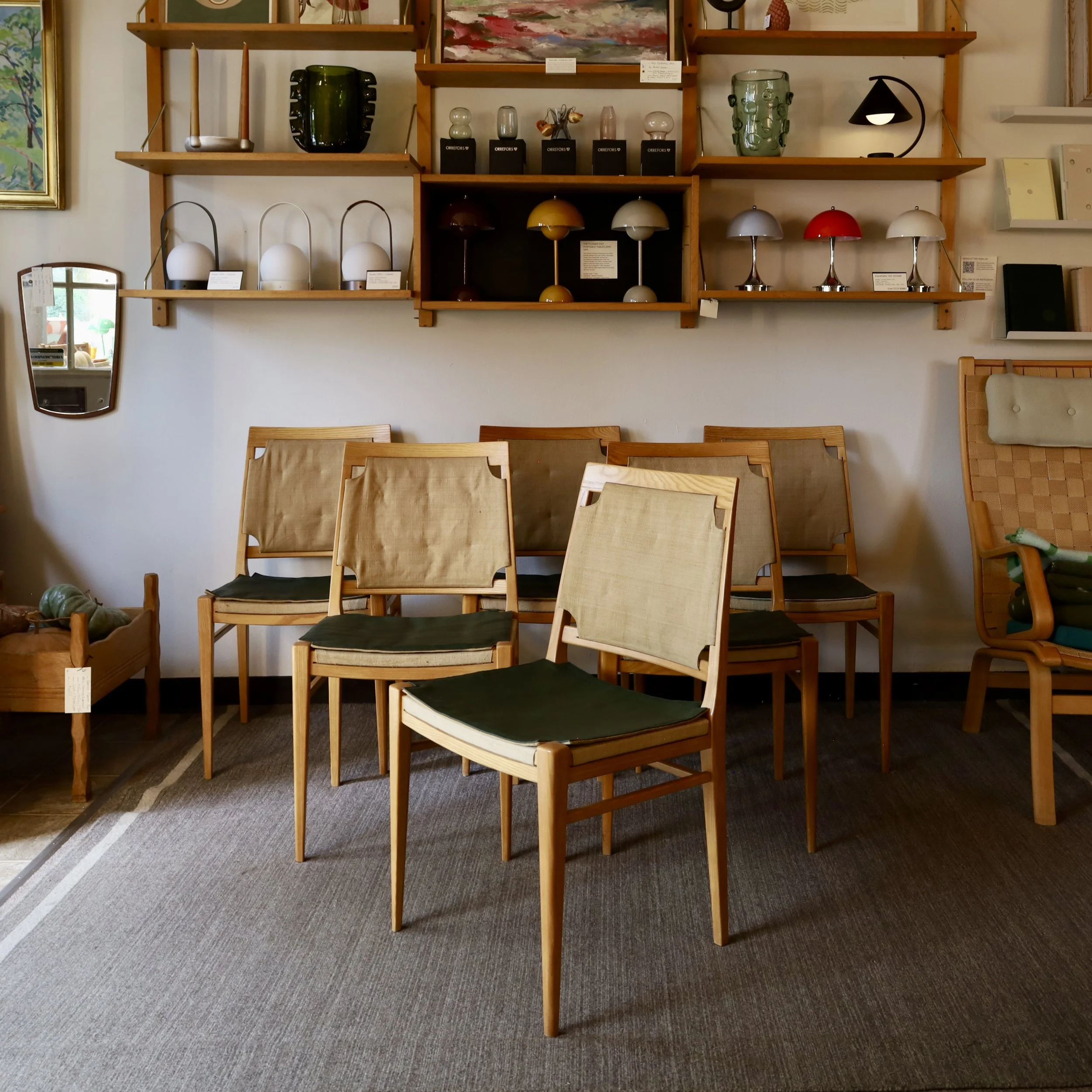 E31850 - Rare set of Bruno Mathsson Dining Chairs - $3,750 - In the shop