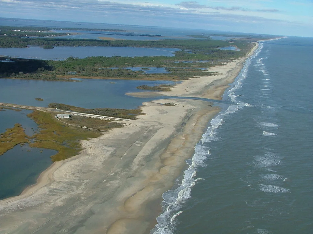 Chincoteague National Wildlife Refuge, Virginia, after Hurricane Sandy