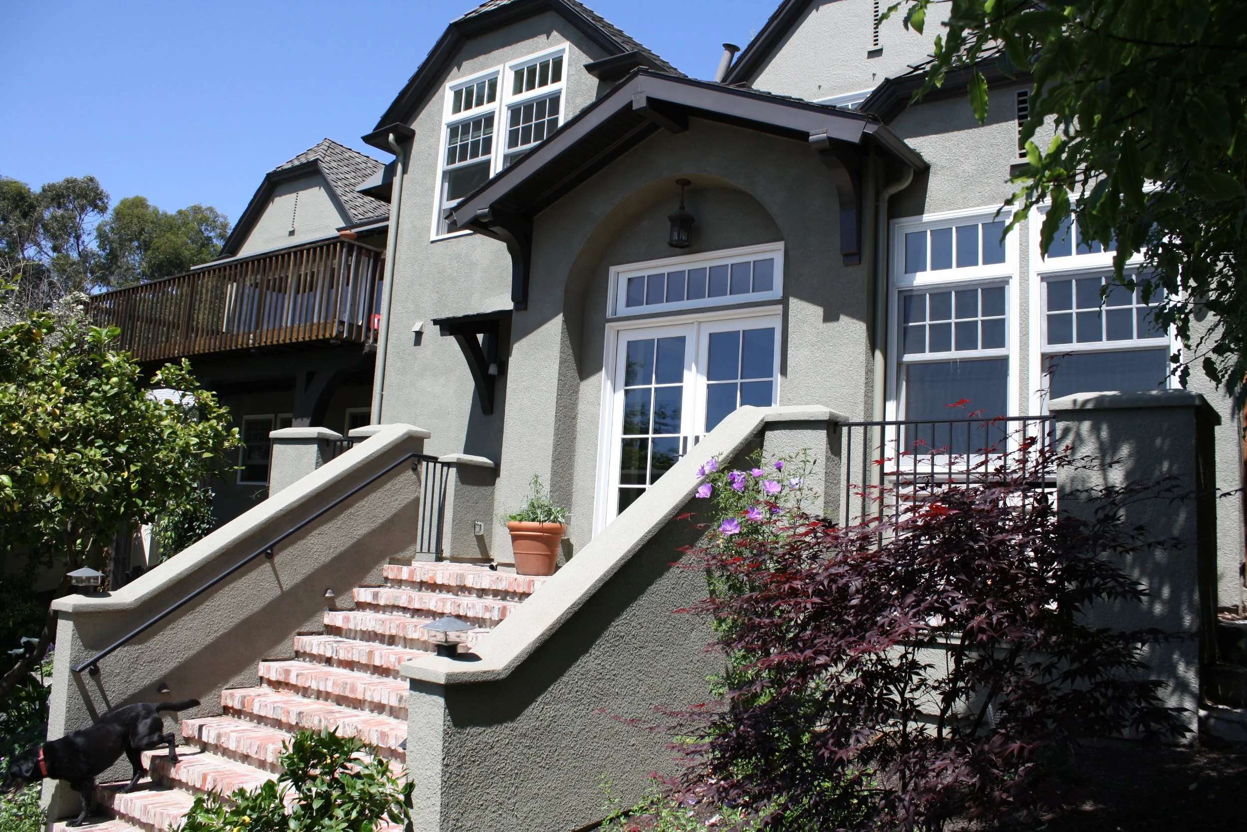  After: New rear exterior of Piedmont remodel 