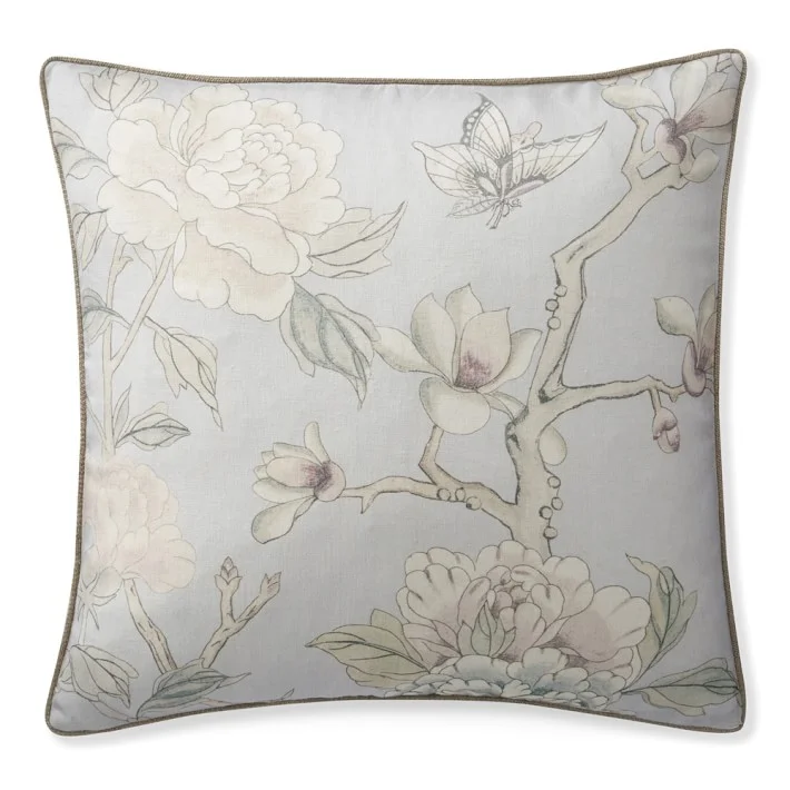 Wild Rose Linen Pillow