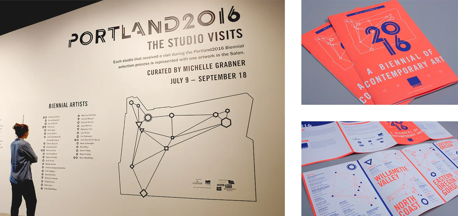  Disjecta 2016 wall graphics + Print Collateral 