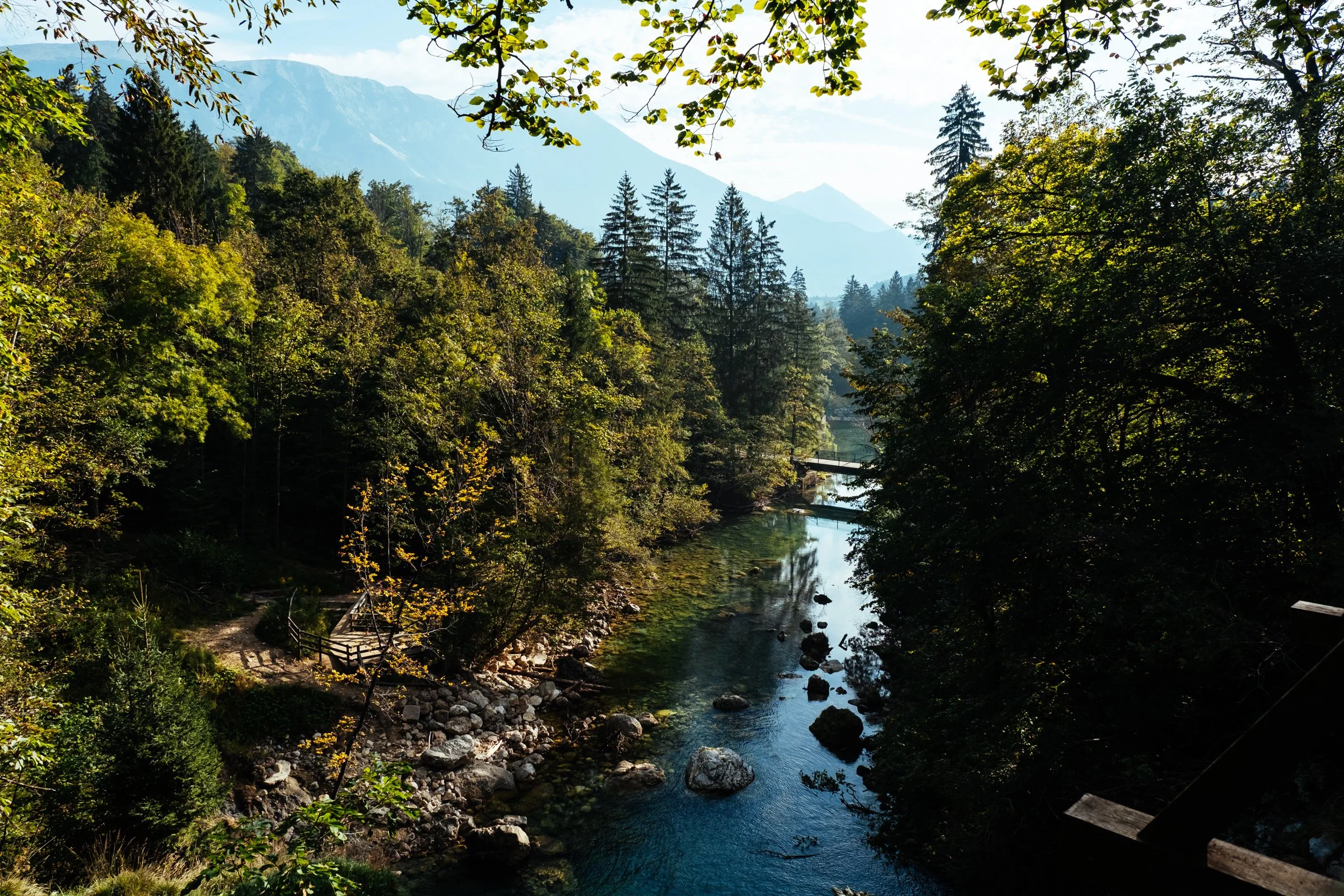 Soteska Vintgar, Slovenia.