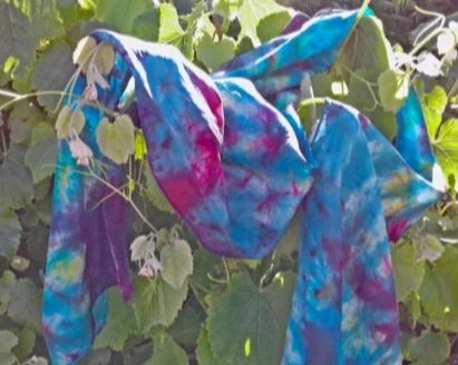 Silk Scarf Dying Class