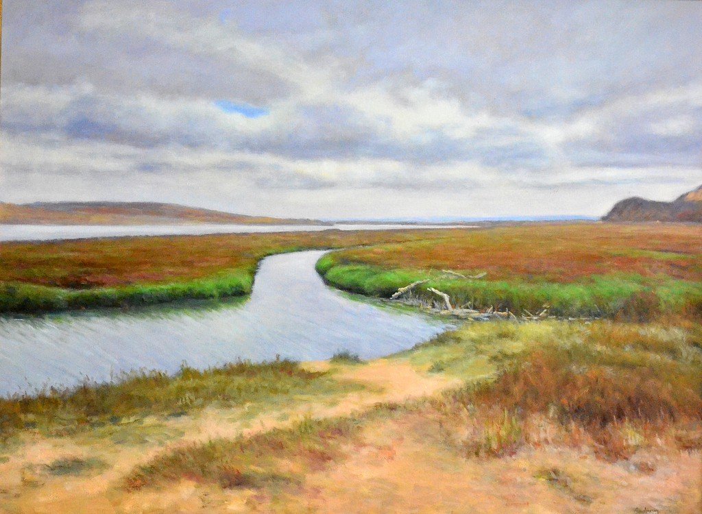 Neil Andersson, Marsh with Gray Sky	