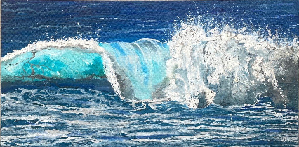 Janice R. Knox “Wave” Oil on canvas