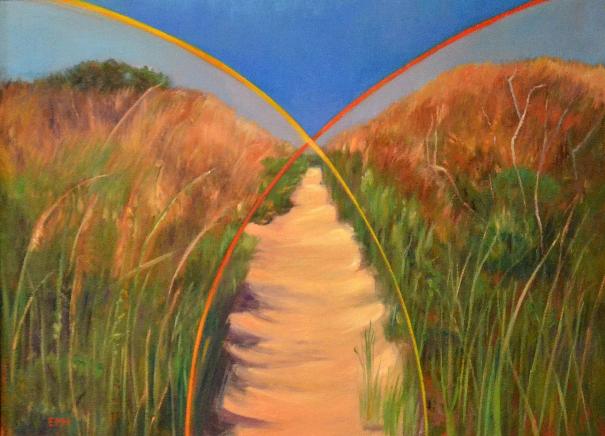 Elizabeth Monks Hack “Mission Trail” Oil on canvas