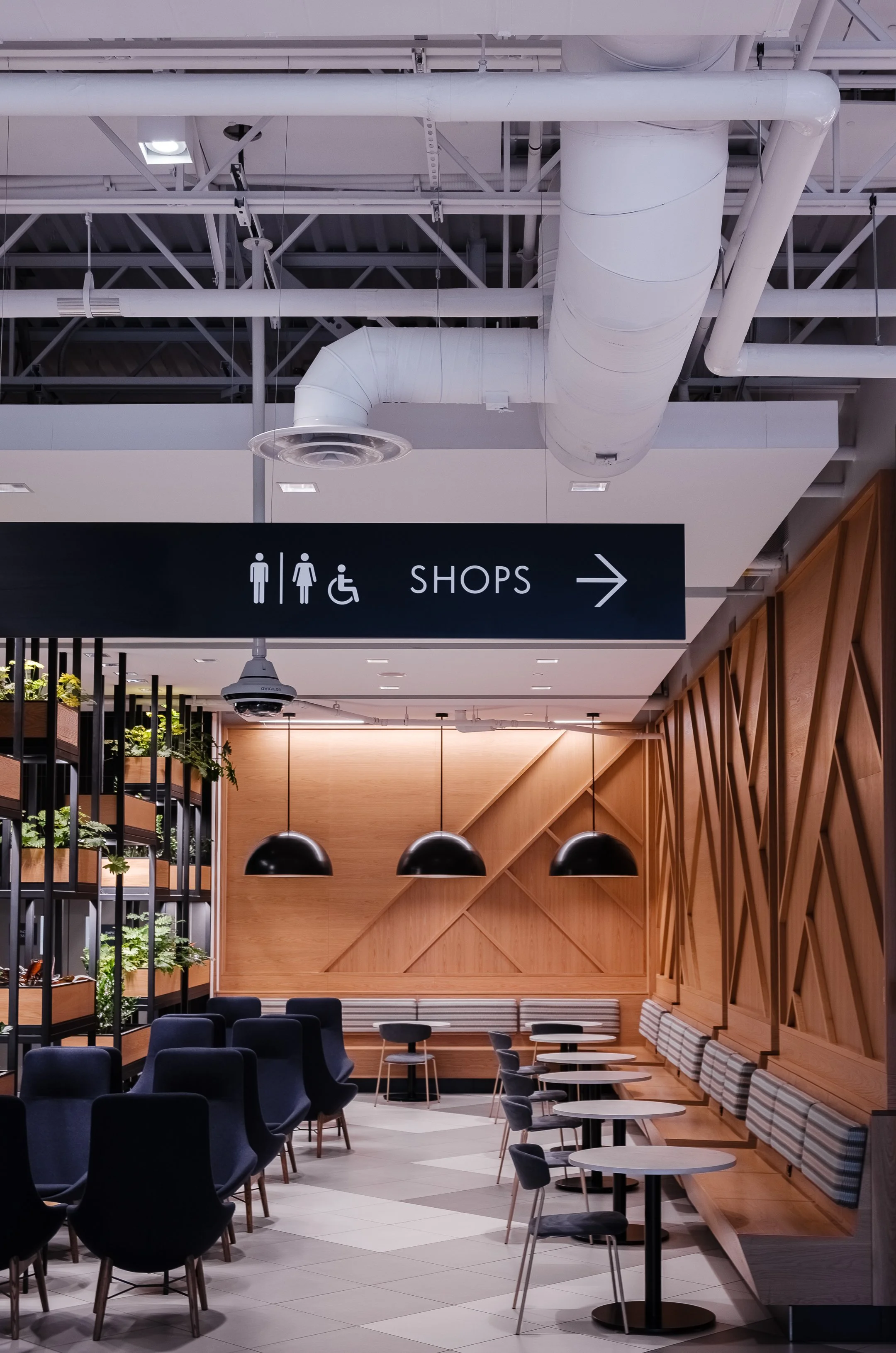 Brentwood Mall / Food Court. Shot for Ridge Sheet Metal