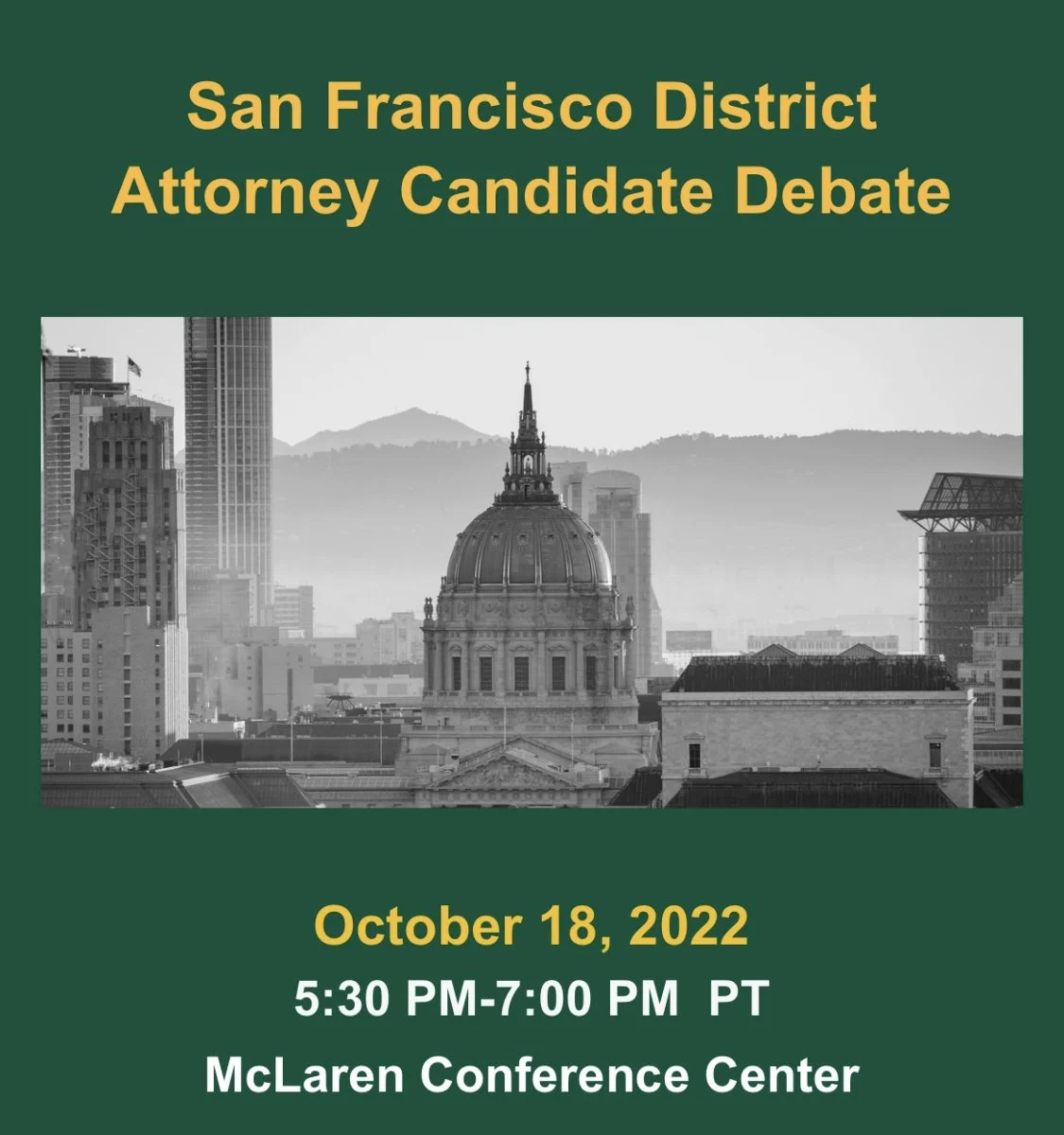 SF District Attorney Candidate Debate