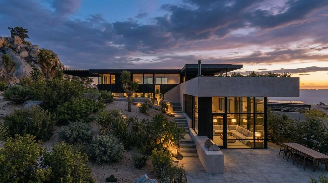  South Patio at Night 