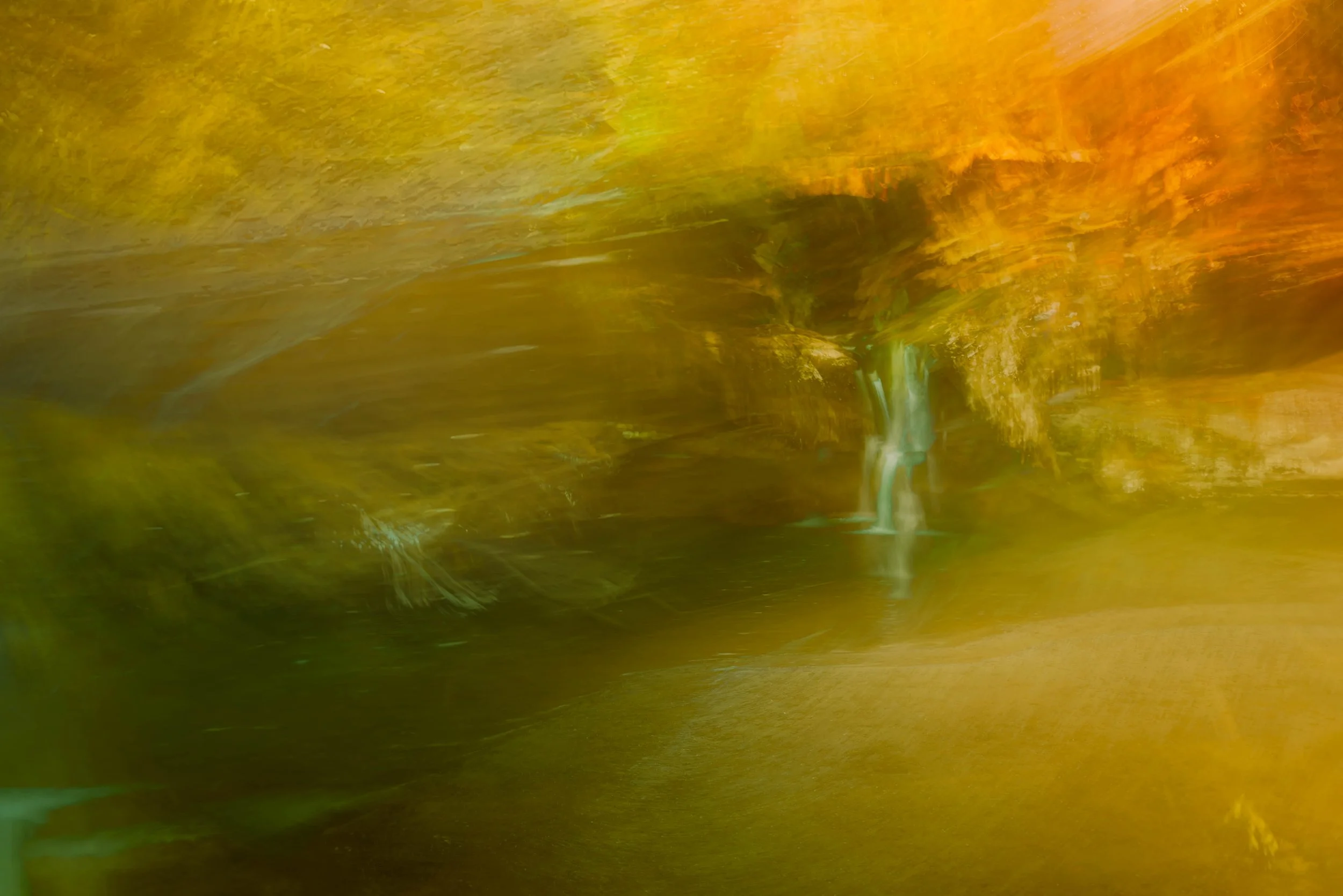 The Waterfall at Old Mans Cave
