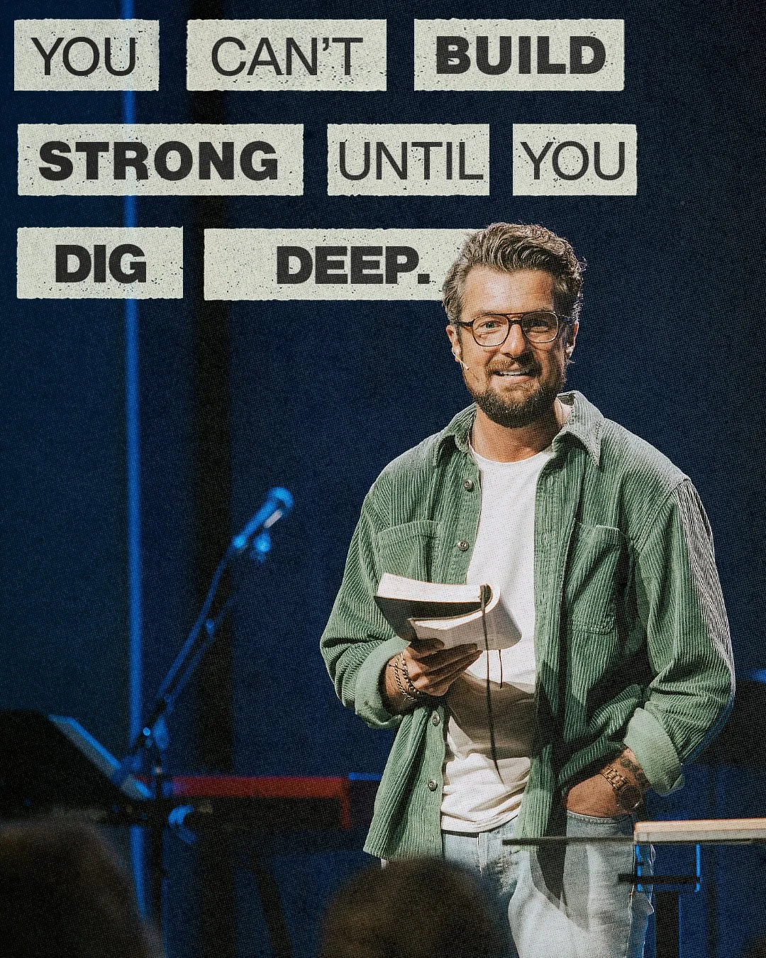 Yesterday we talked about how you can&rsquo;t build strong until you dig deep. Unprocessed emotions don&rsquo;t die...they get buried alive, shaping our relationships in ways we don&rsquo;t even realize. When we bring those hidden places to God, He d