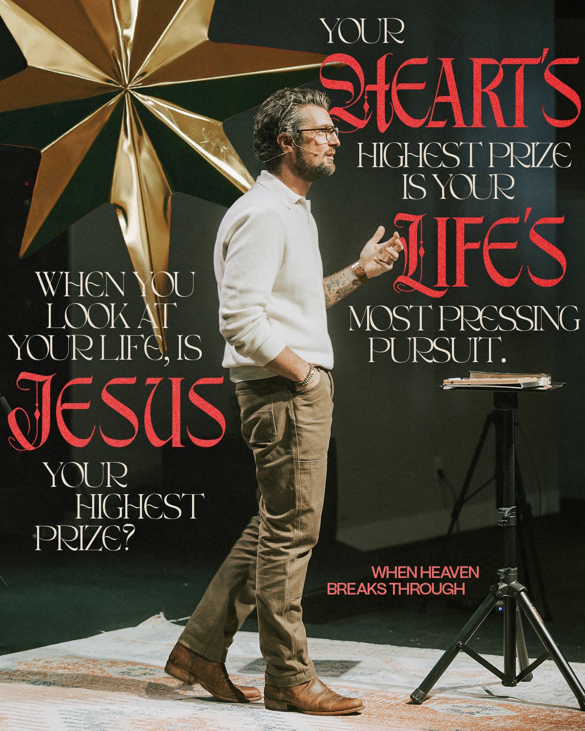 When you look at your real life, can you honestly say Jesus is your highest prize?