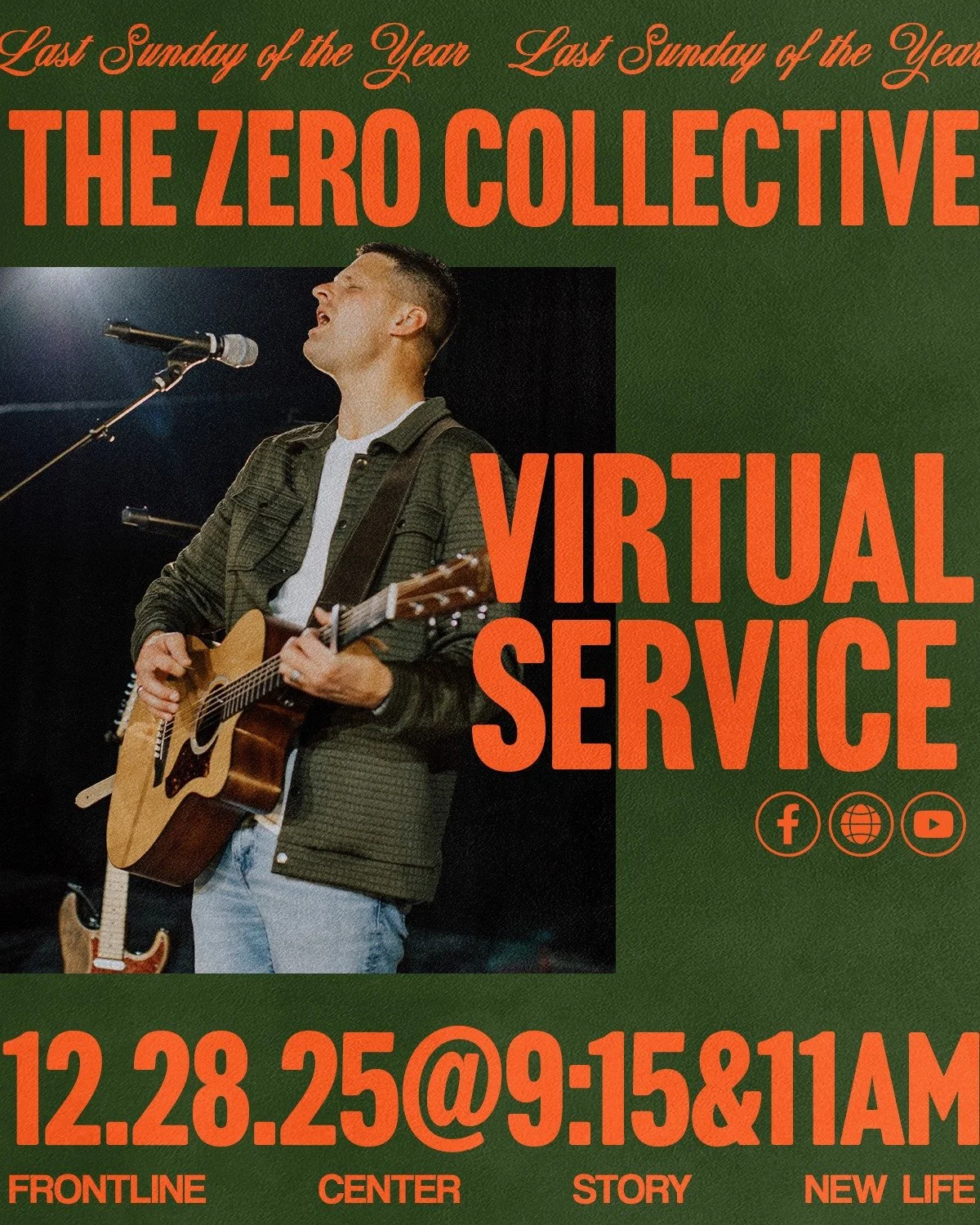 One of our favorite end-of-year traditions is our virtual service with the whole Zero Collective family. So heads up... there are no in-person services on December 28. Instead, grab a few friends or your family, get cozy, and join us online for worsh