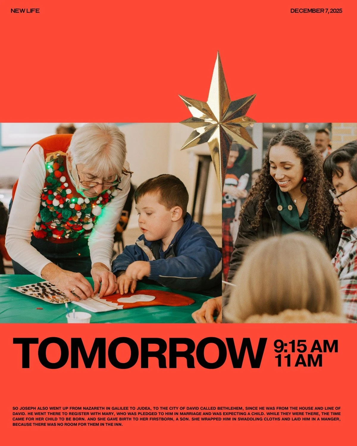 Come worship with us tomorrow at 9:15 or 11AM and be reminded that God is close and He is at work in your story. Bring a friend, bring your family, or just bring yourself. You are welcome here.