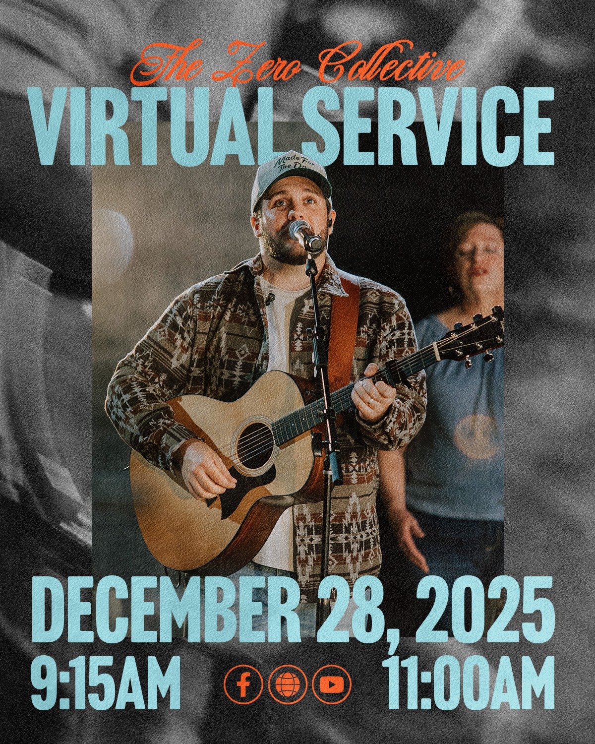 One of our favorite end-of-year traditions is our virtual service with the whole Zero Collective family. So heads up... there are no in-person services on December 28. Instead, grab a few friends or your family, get cozy, and join us online for worsh