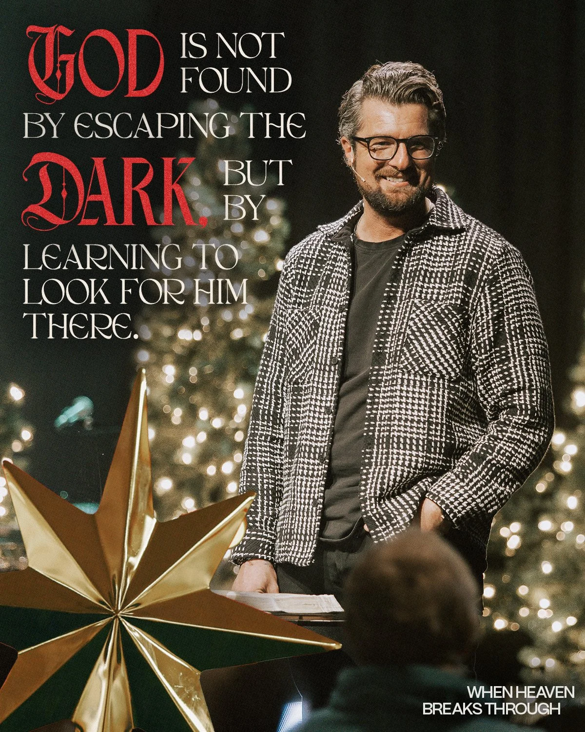 When I recognize light in the darkness, I come to realize that darkness cannot last forever.