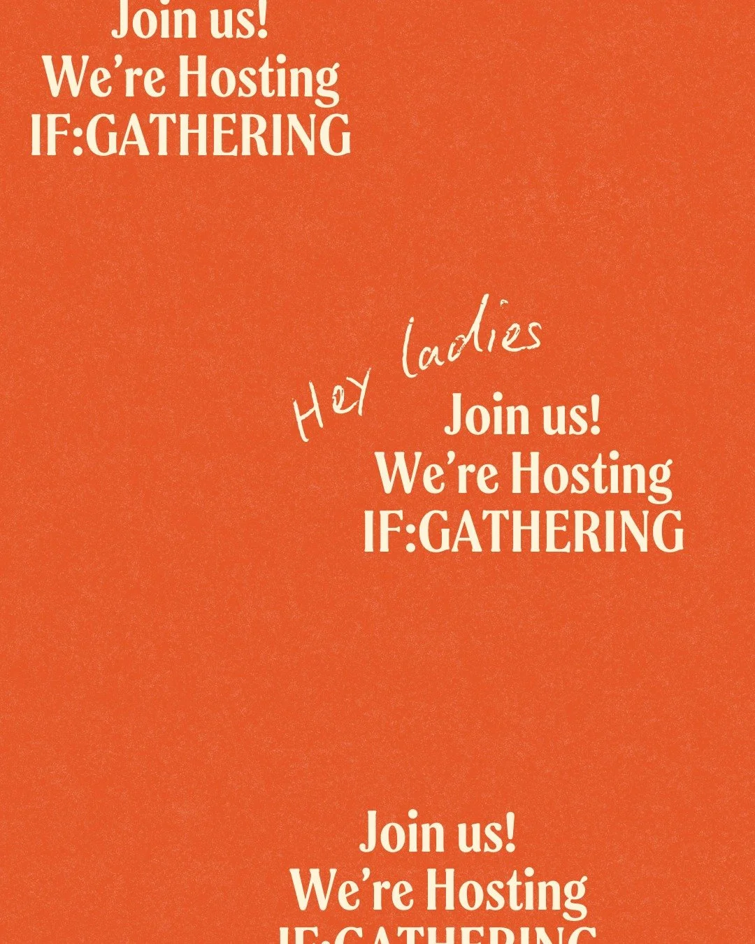 ✨ Ladies, you&rsquo;re invited! ✨

We would love for you to join us for a global gathering where women come together to be equipped, discover the next steps in their calling, and be sent out to make disciples.

🗓 March 21 from 9AM-Noon

Join us for 