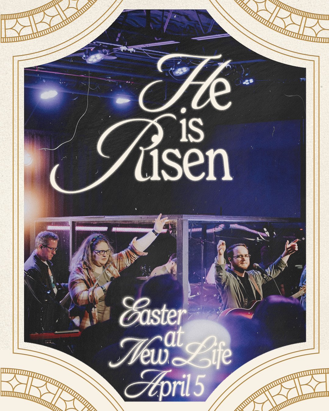 You don&rsquo;t have to believe everything to come.
You don&rsquo;t have to have life figured out.
You don&rsquo;t even have to know what you&rsquo;re looking for.

Just come curious and open.

April 5
8:15 (breakfast + family service)
9:45 &amp; 11: