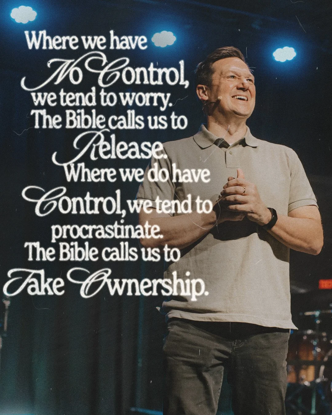 We spend so much energy worrying about things we can&rsquo;t control and delaying the things we actually can. Ecclesiastes reminds us that life is both fragile and unpredictable, so the invitation is not to master everything but to live fully present