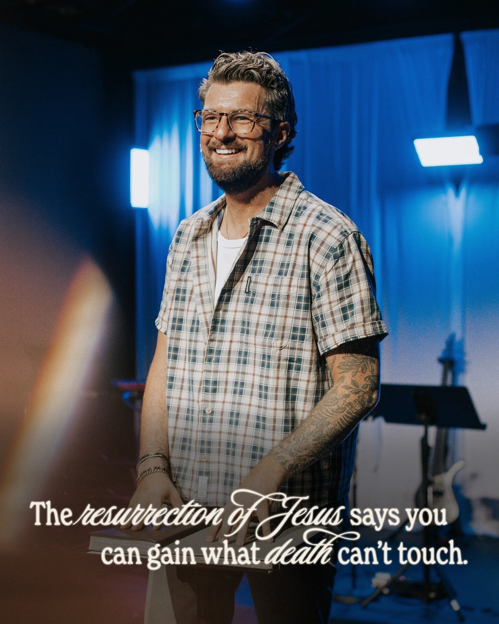 Your body is telling the story of the Gospel. Made good by God, broken by sin, and redeemed by the resurrection of Jesus when offered to him in faith. The same Jesus who breathed his last on the cross did not stay in a grave. He walked out to give us