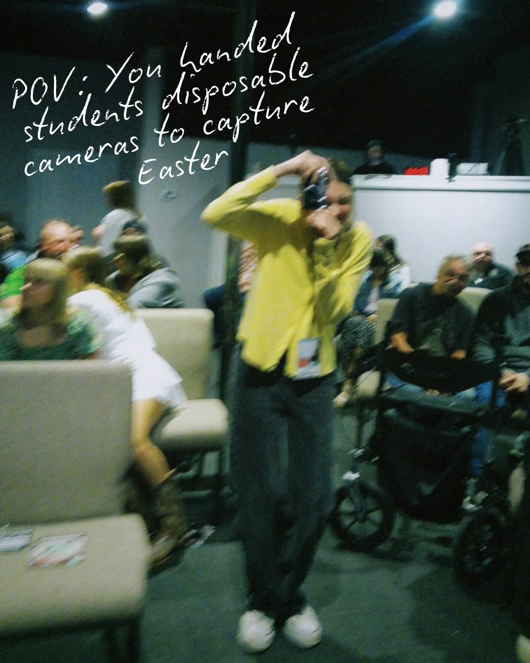 POV: You handed students disposable cameras to capture Easter