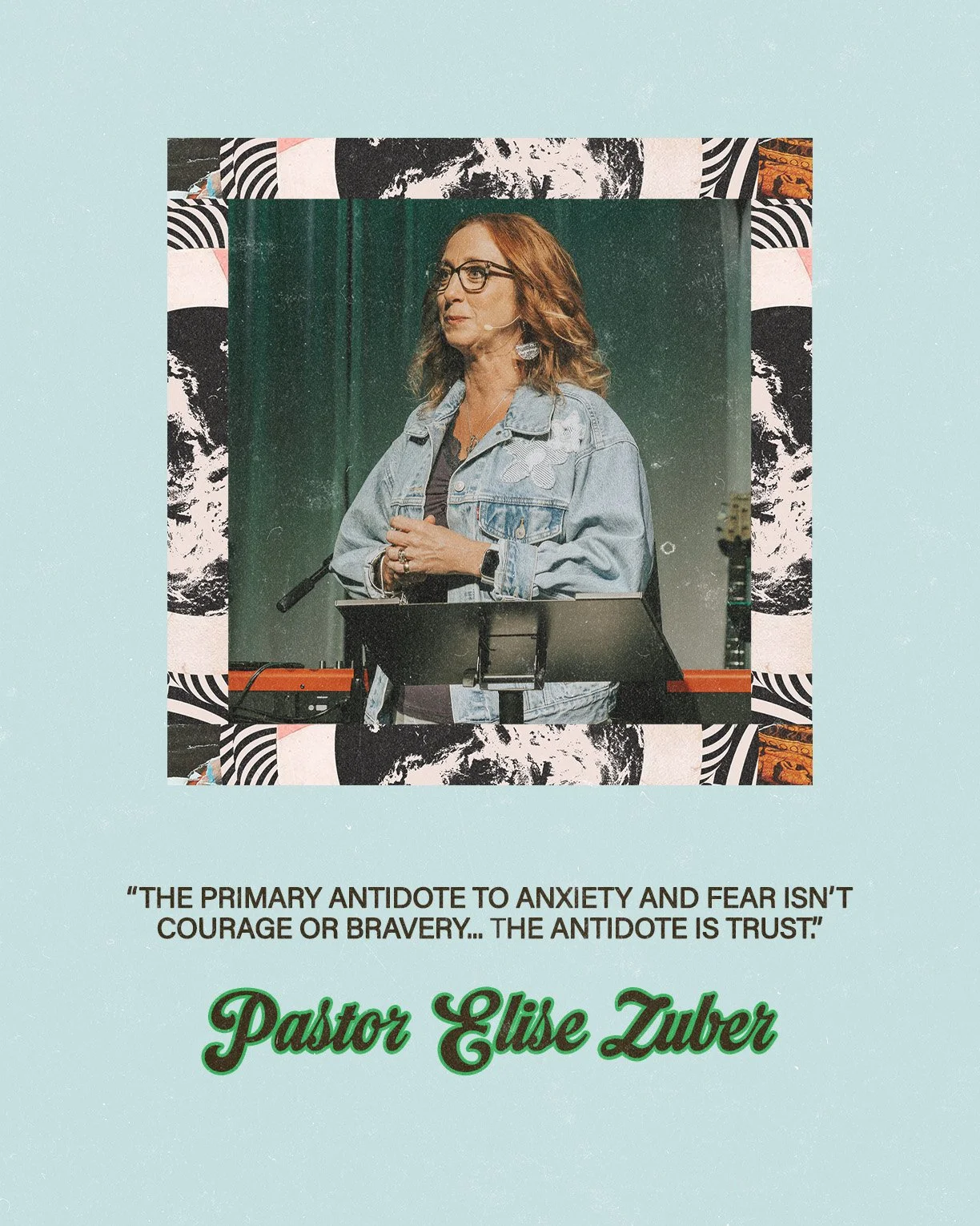 Courage tries to carry the weight. Trust places it in God&rsquo;s hands.

A huge thank you to Pastor Elise Zuber from the @greatlakesregion  for joining us yesterday and kicking off our series: Can I Ask That?