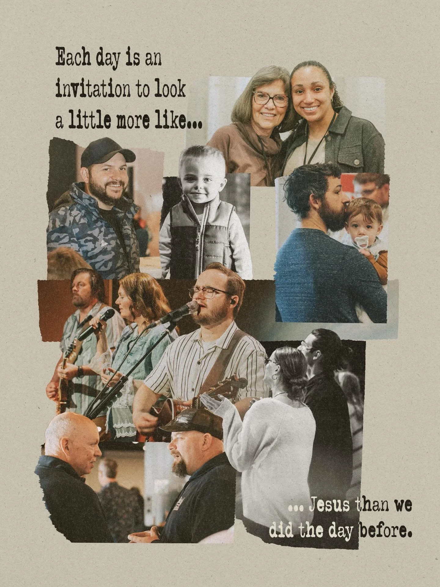Each day is an invitation to look a little more like Jesus than we did the day before. 

Join us tomorrow as we continue our series &ldquo;Can I Ask That?&rdquo; Coffee is warm, Kids Ministry is open for your little ones, and we can&rsquo;t wait to w