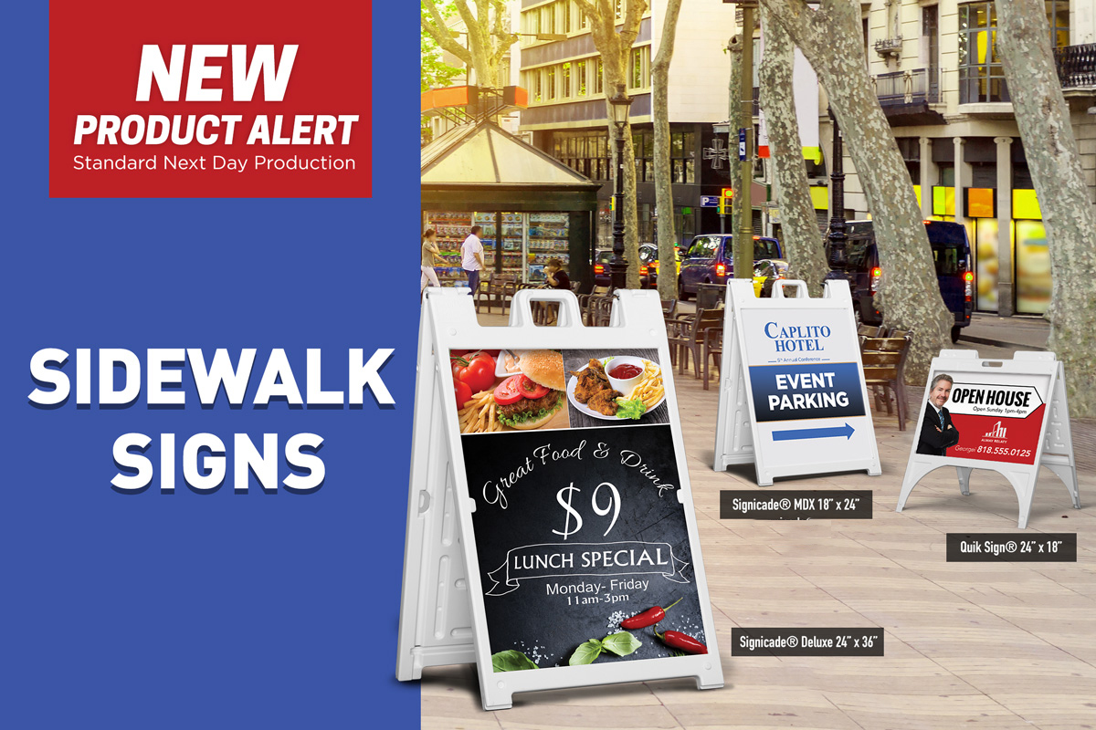 SIDEWALK SIGNS