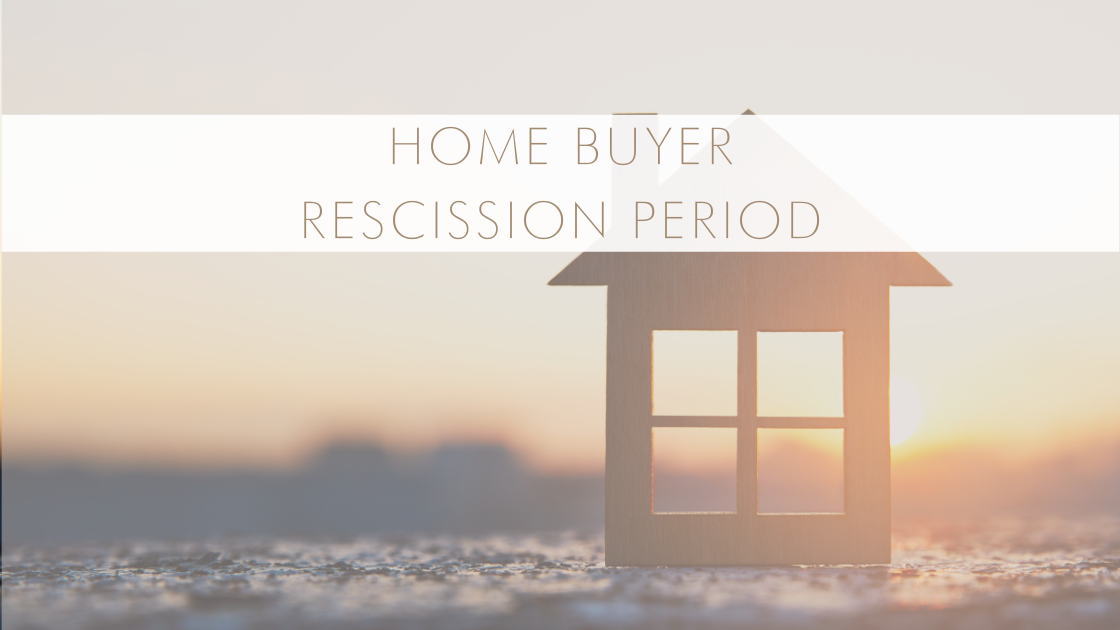 Home Buyer Rescission Period | What You Need to Know