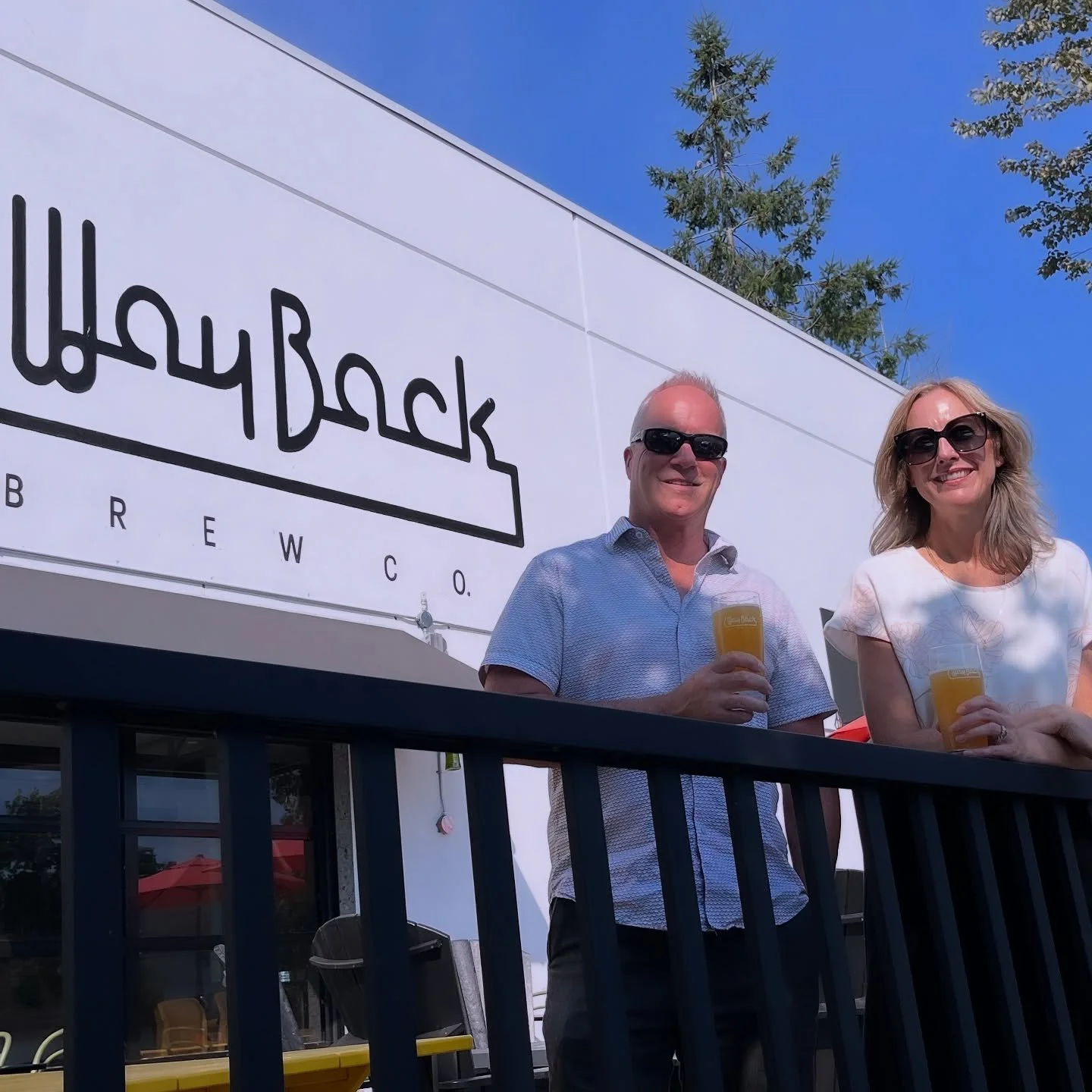 🍻 We&rsquo;ve already visited @3dogsbrewing and @wrbeachbeer, the next stop Rob and I made was to @waybackbrewco! 

We&rsquo;ll be visiting all of the participating breweries (and cidery!) leading up to the White Rock Craft Beer Festival, happening 