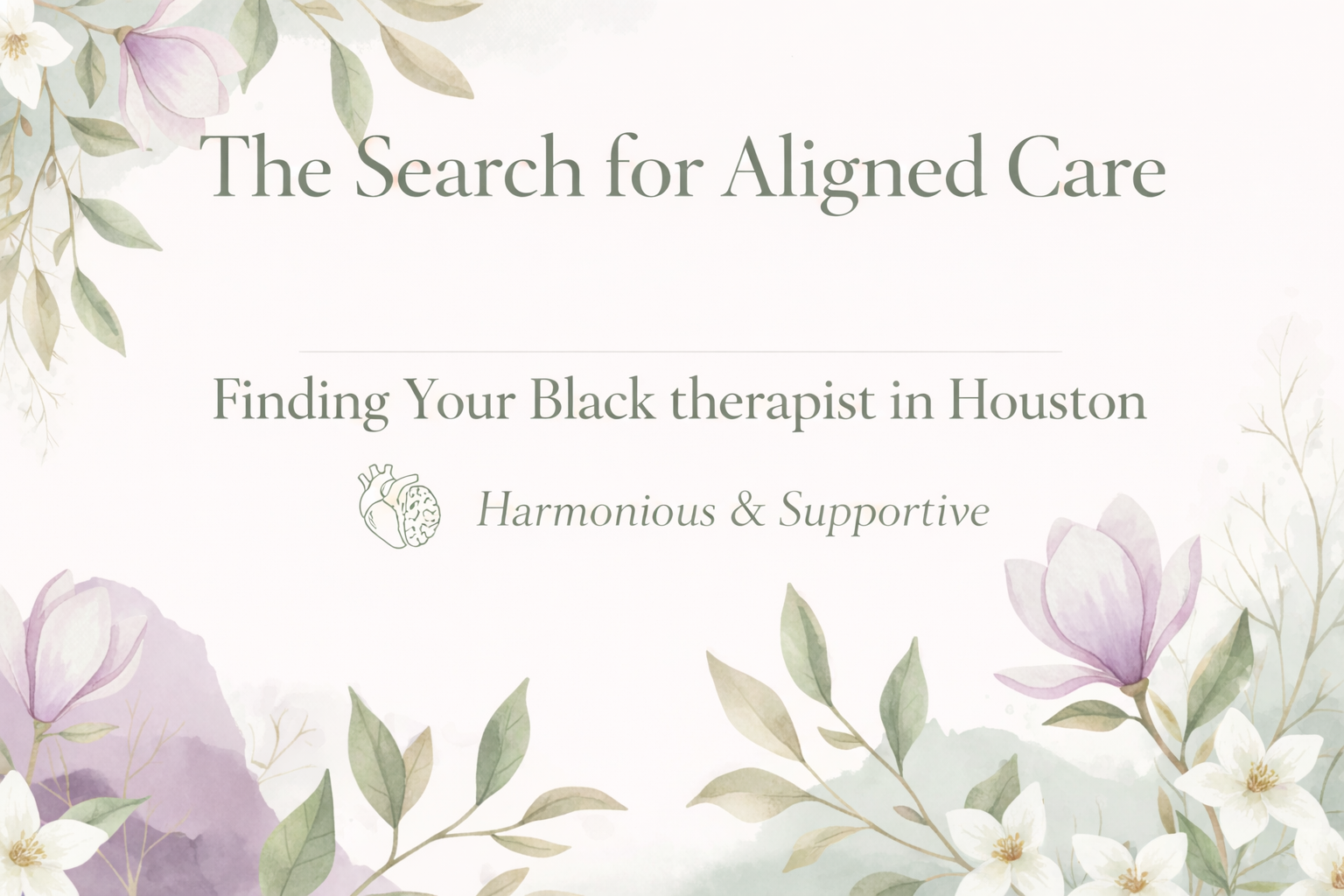 The Search for Aligned Care: Finding Your Black therapist in Houston