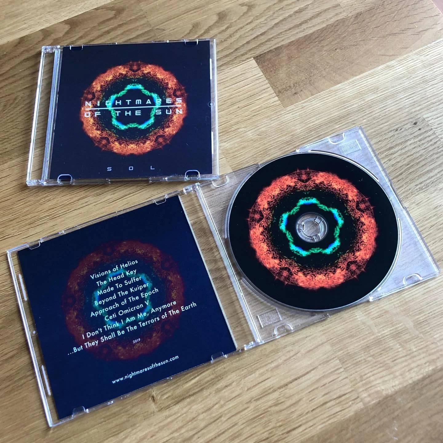 There is going to be a very limited number of CDs available of the new album &lsquo;Sol&rsquo; when it comes out on Friday 😎