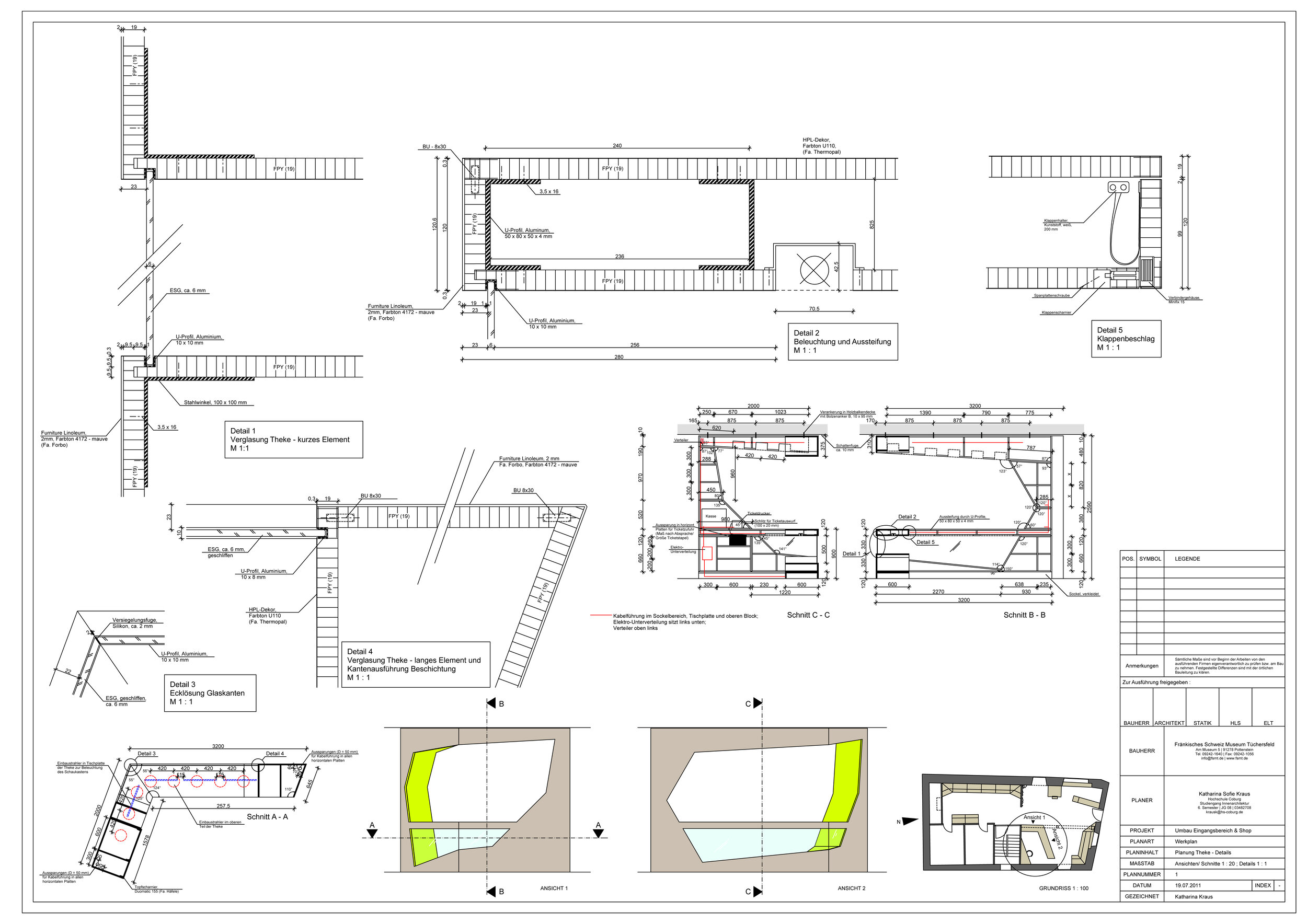 detailed construction drawing