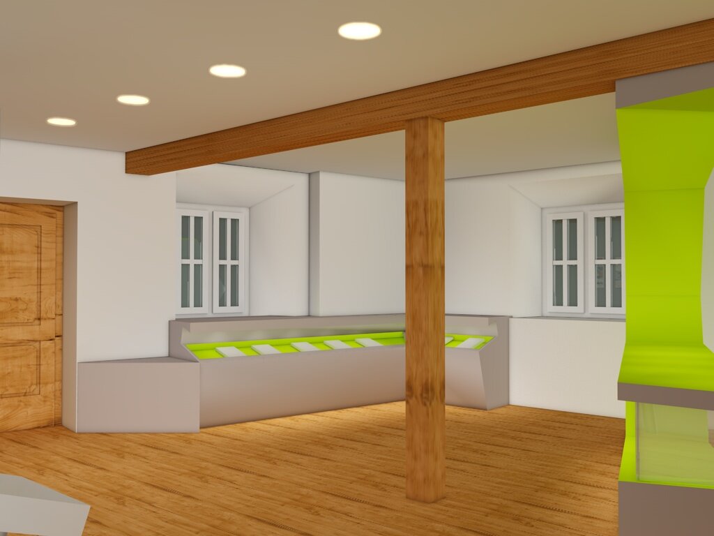 visualisation of book display furniture