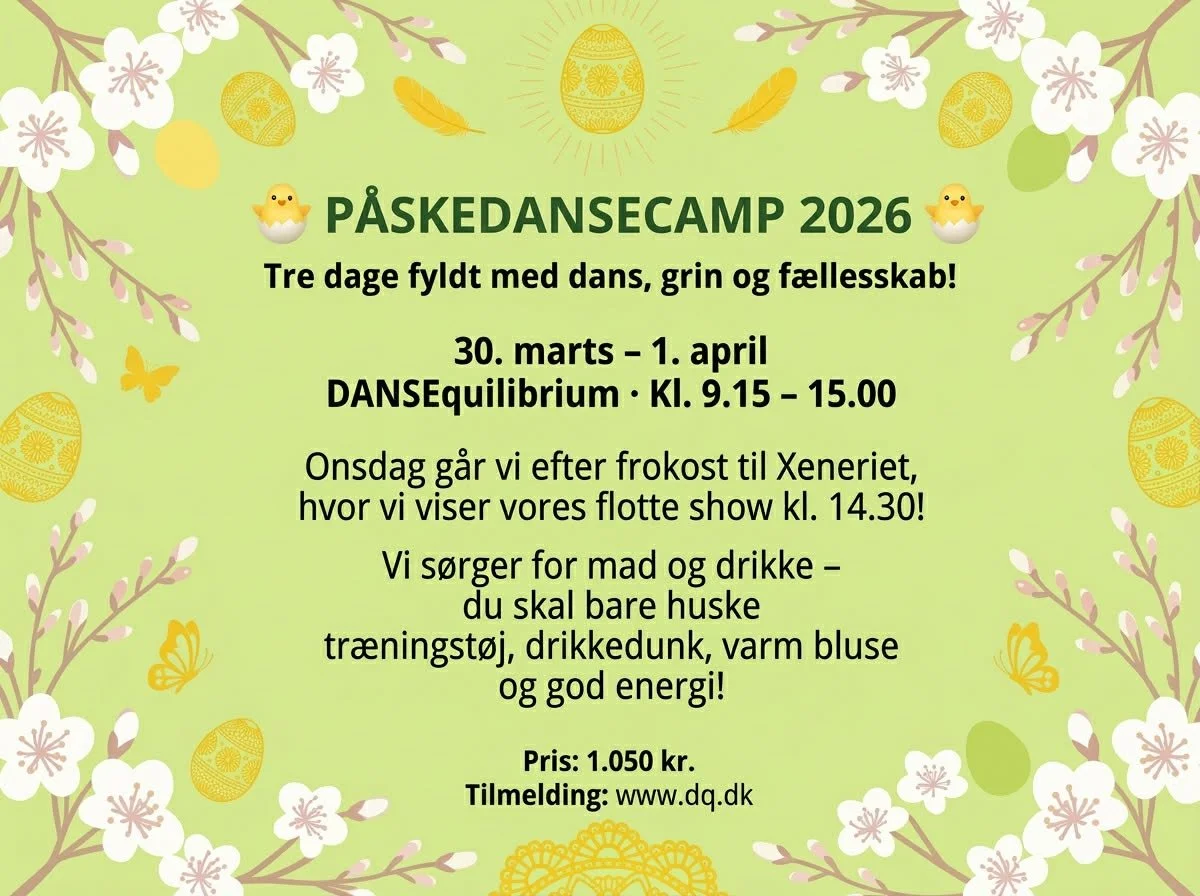 Vi gl&aelig;der os s&aring; meget til at se en masse sk&oslash;nne unge ansigter til vores p&aring;skecamp🐣🌼