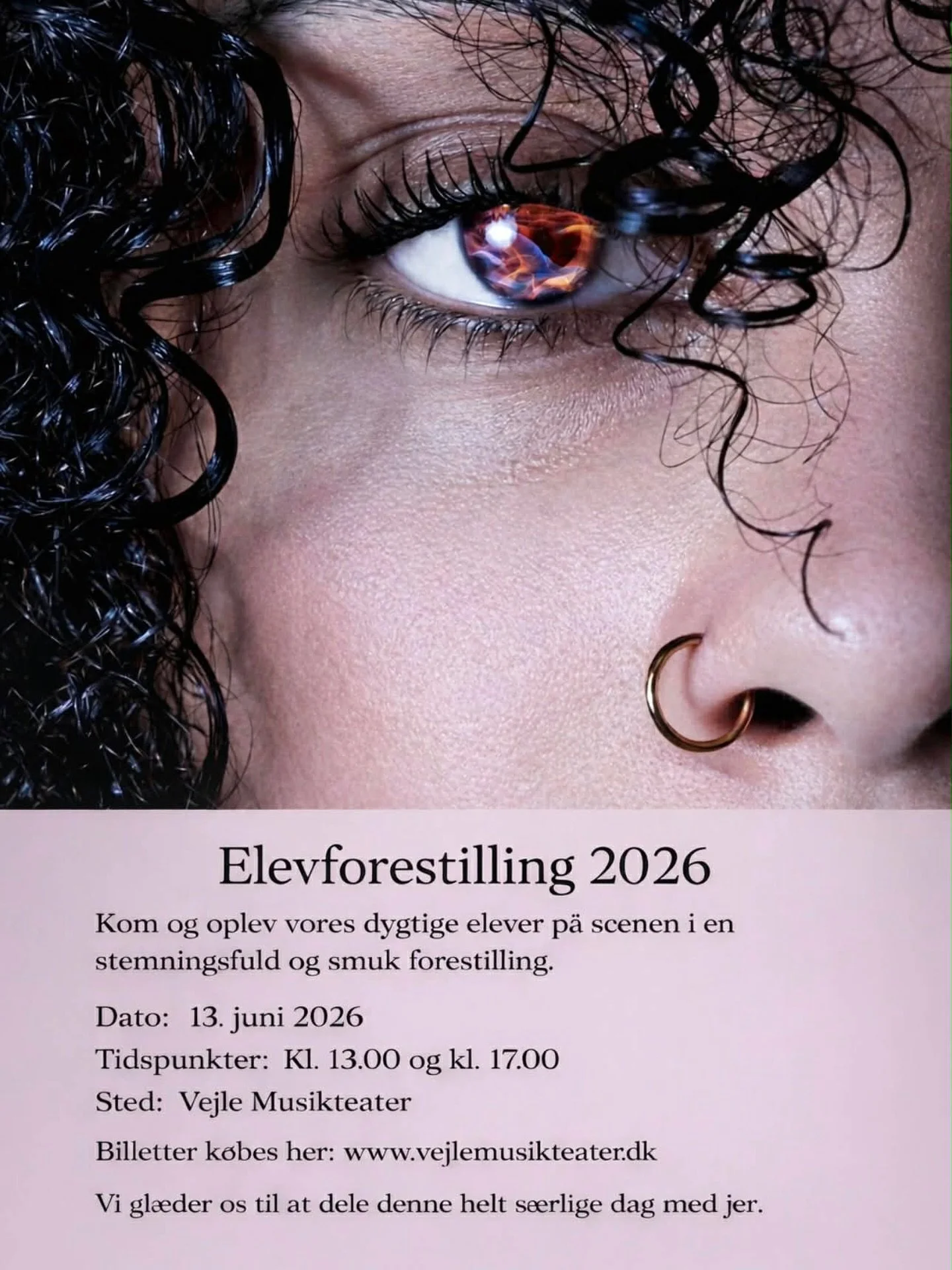 ELEMENTS 🔥💧🪨🌪️

Ild. Vand. Jord. Luft
Oplev vores elevforestilling, hvor kr&aelig;fterne m&oslash;des, og energien f&aring;r frit spil ✨

📅 13. juni kl. 13.00 &amp; 17.00
🎟️ BILLETSALG inde p&aring; vejlemusikteater

Er du klar til at m&aelig;r