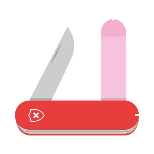 "Avec ma bite et mon couteau"