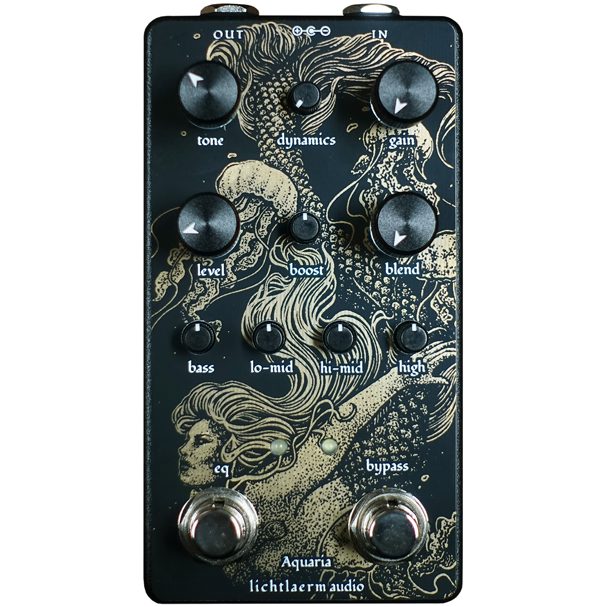 Aquaria – Mythic Drive | Transparent Overdrive · Dynamic Boost · Sculpting EQ