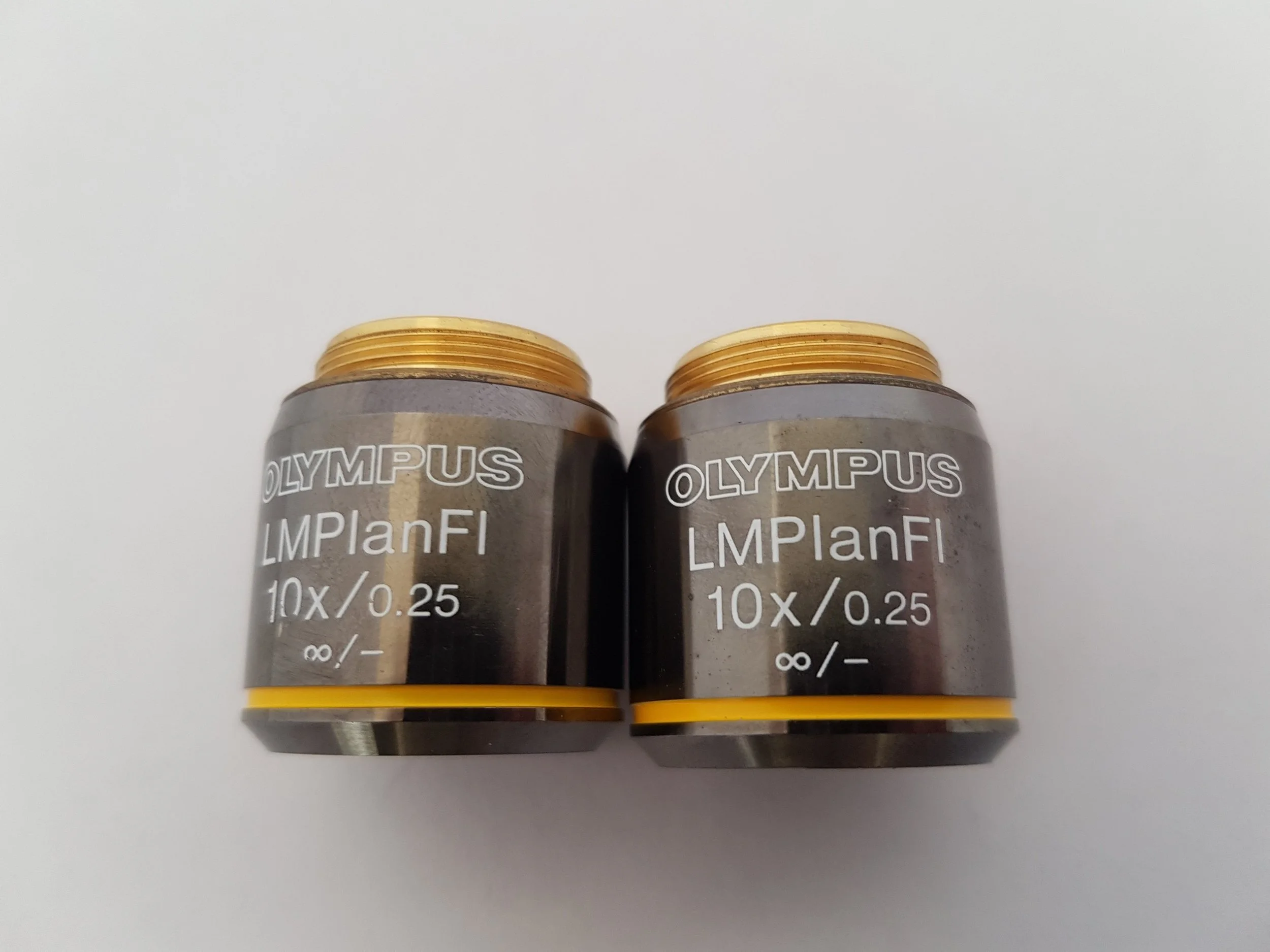 Olympus Objectives LMPlanFl 10x/0.25 (Set of 2)