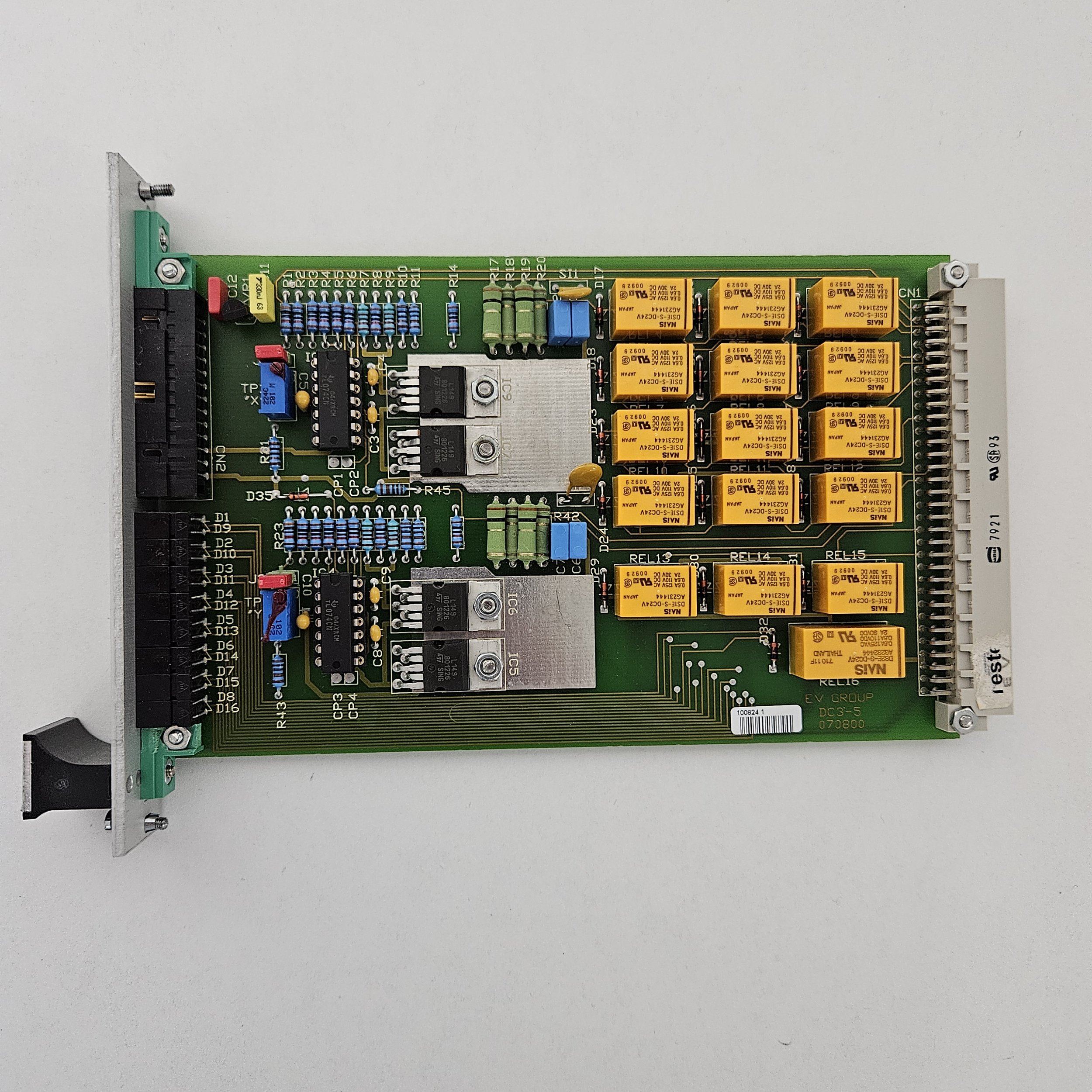 ACB DC3-5 DC-Motor Control Board & Front Panel 070800 (Item No: LES-1235)