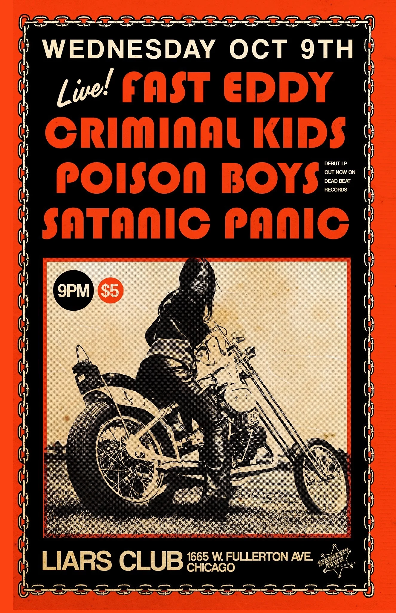 Fast Eddy / Criminal Kids / Poison Boys / Satanic Panic