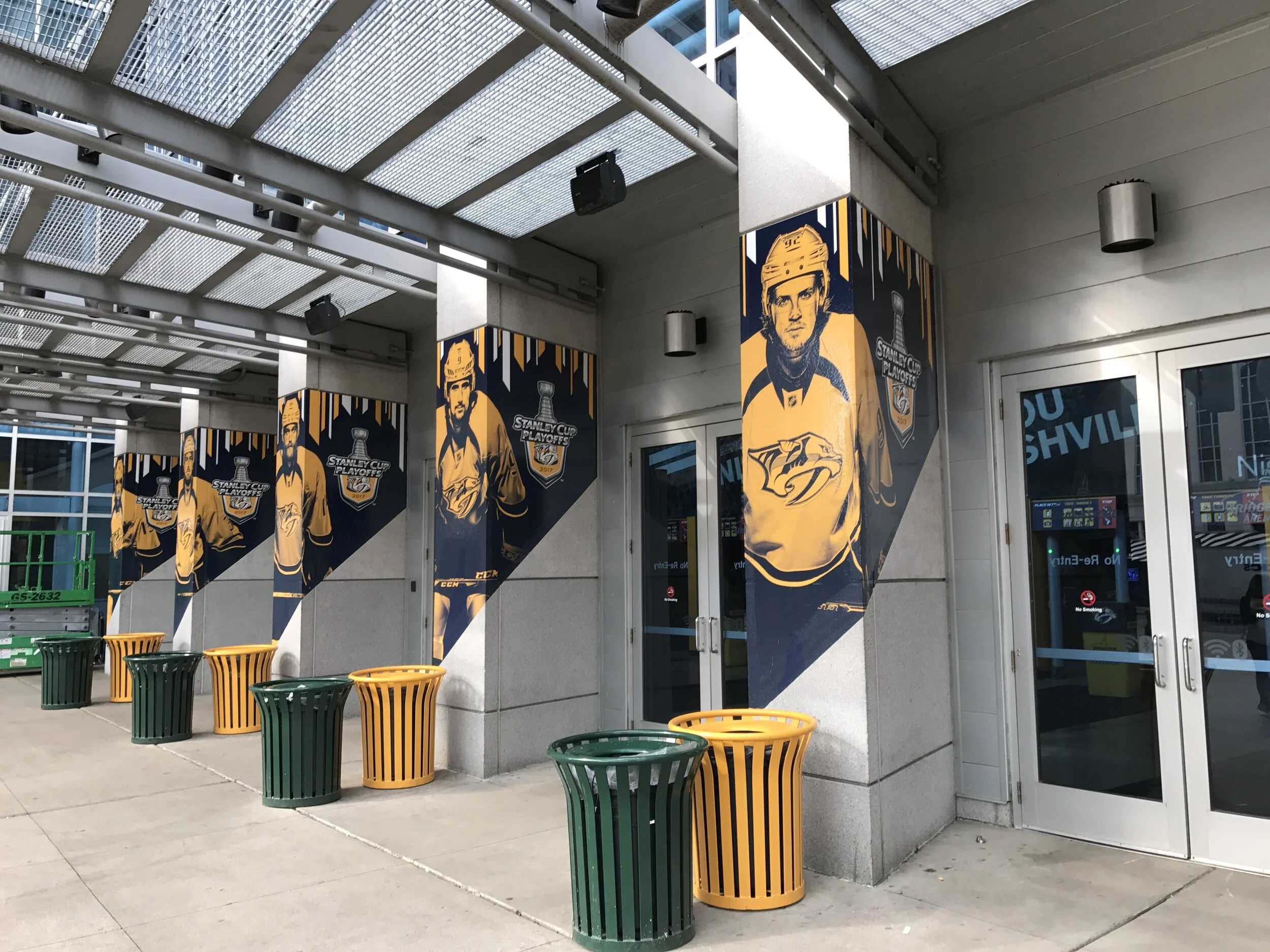 Main Entrance Squolumn (2017 Playoffs)