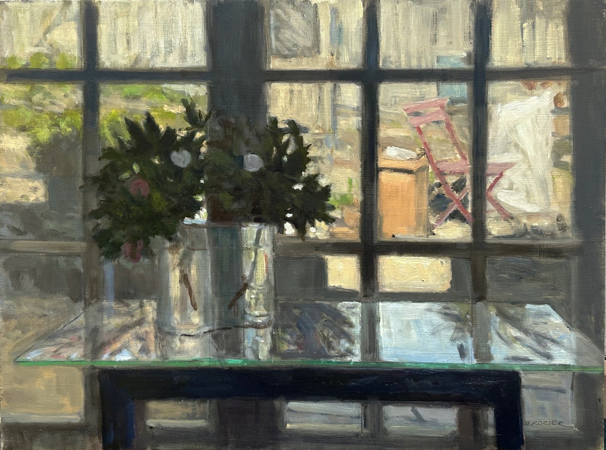 Glass Table Reflections
