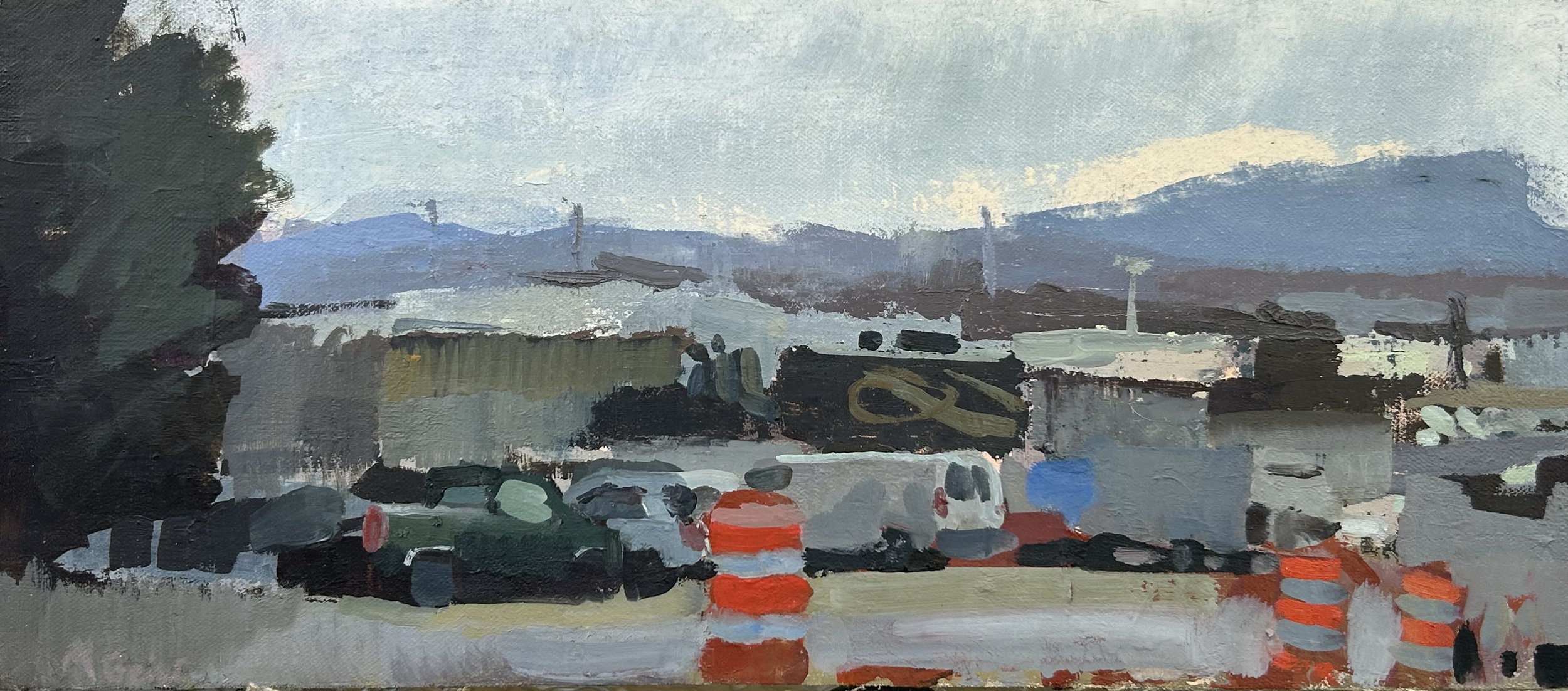 Untitled (Road Construction Barrels)