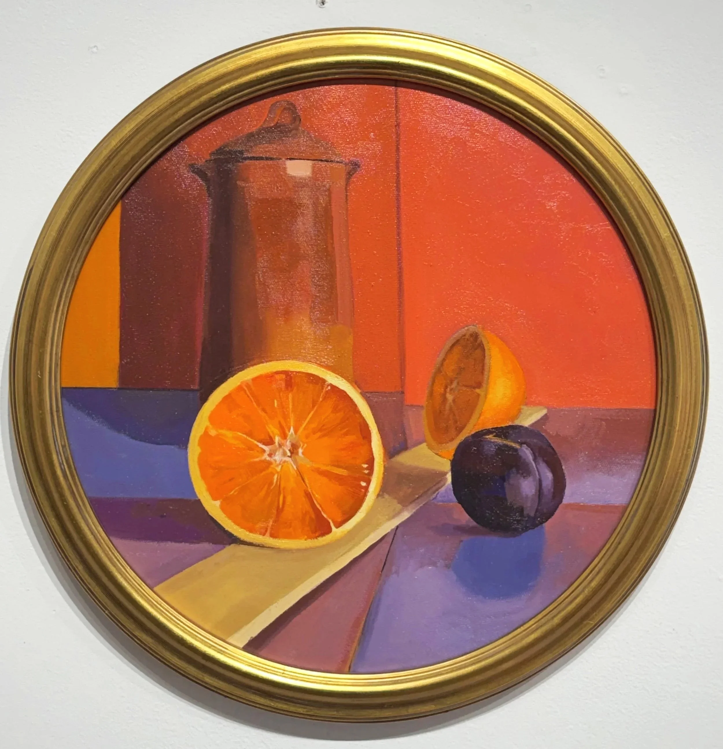 Arrangement in Purple and Orange
