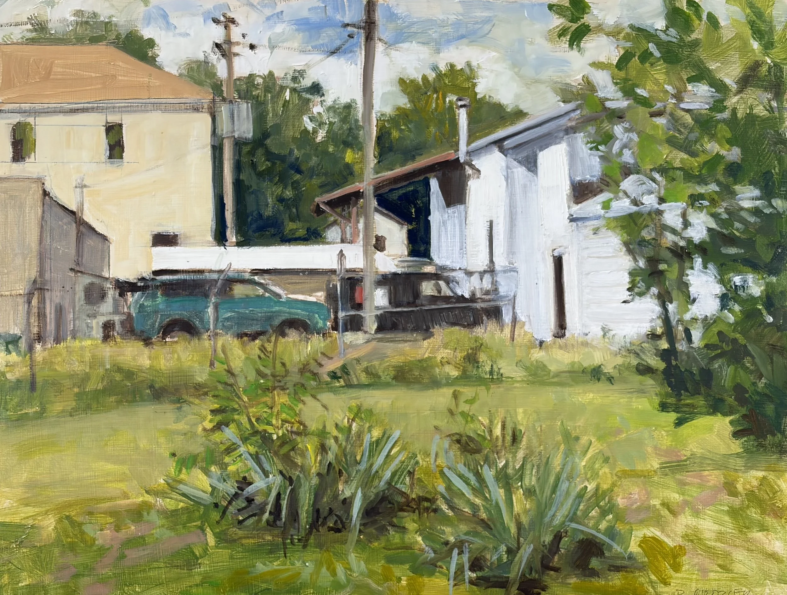 "Untitled" (Green Car)