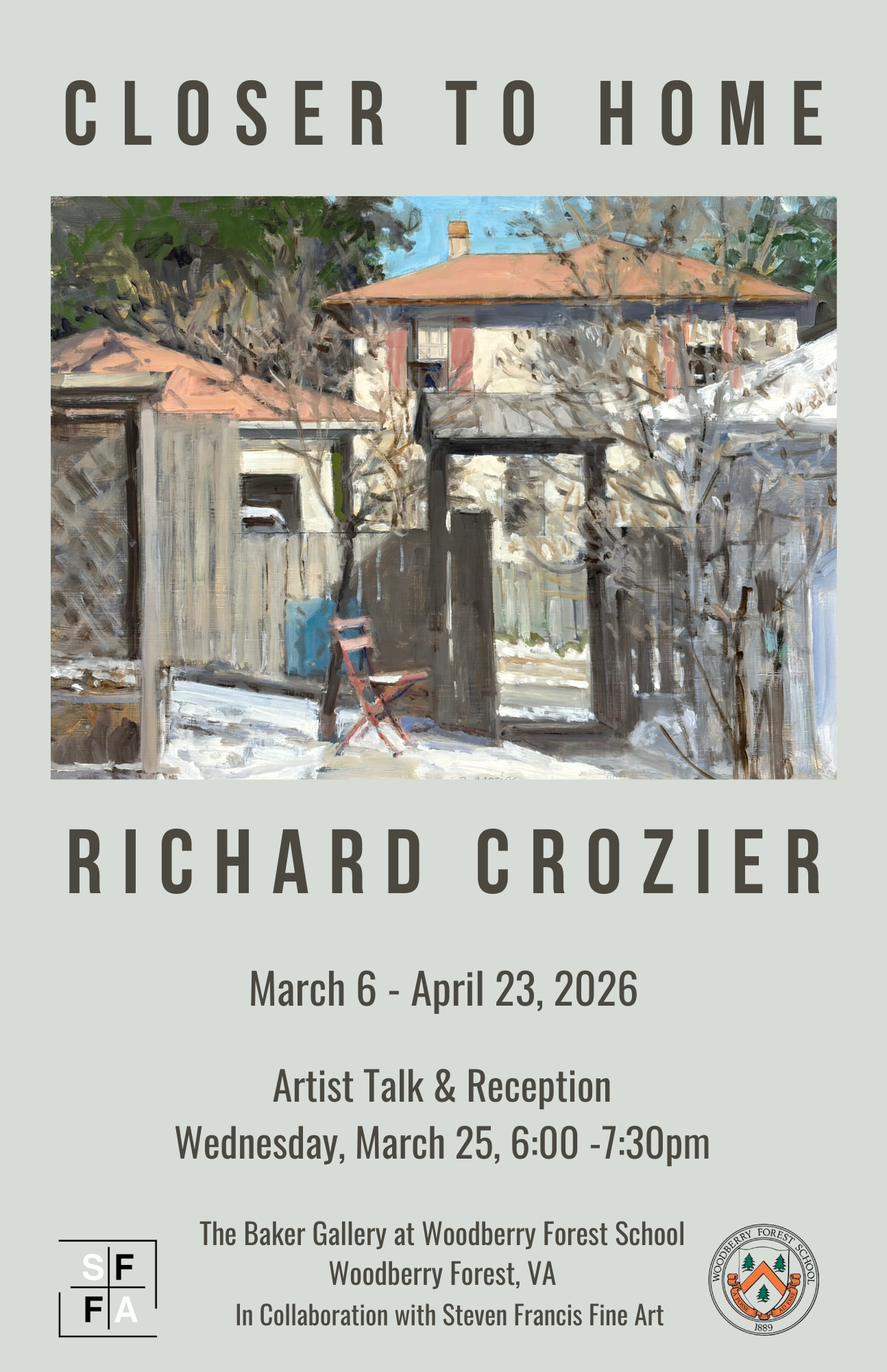 Closer to Home | Richard Crozier (Solo Exhibition)