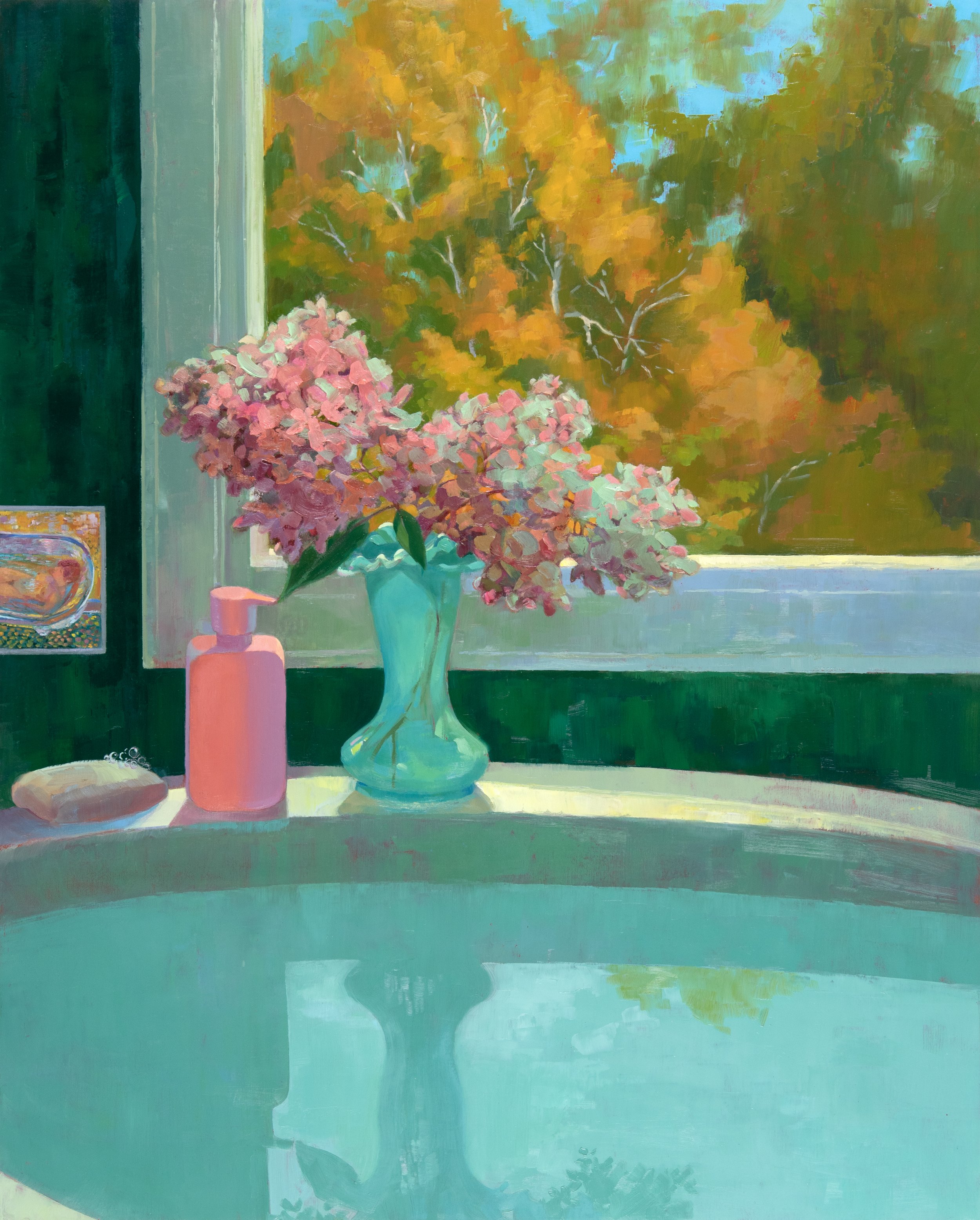 Hydrangea with Bath