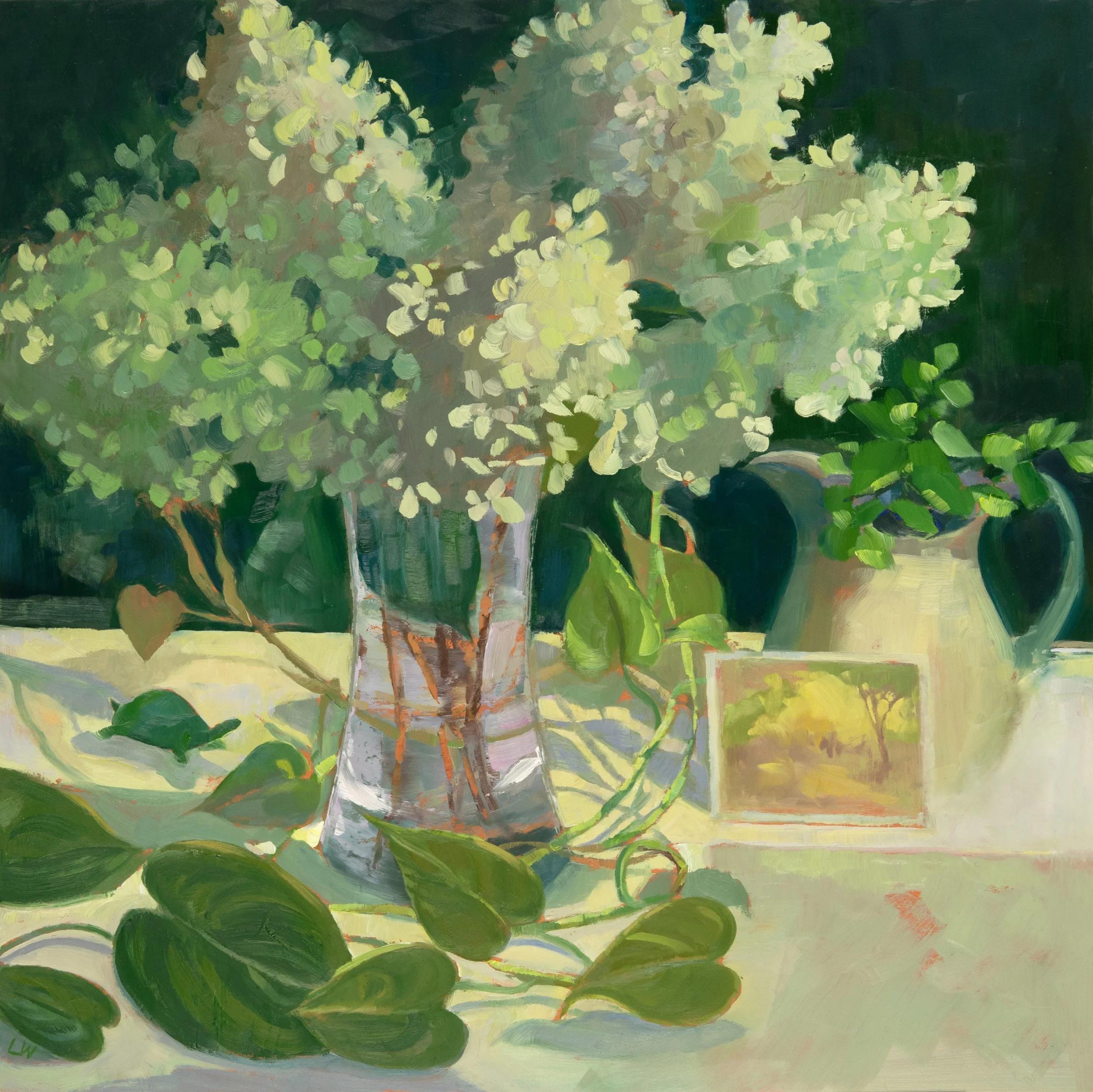 Hydrangea with Green Turtle
