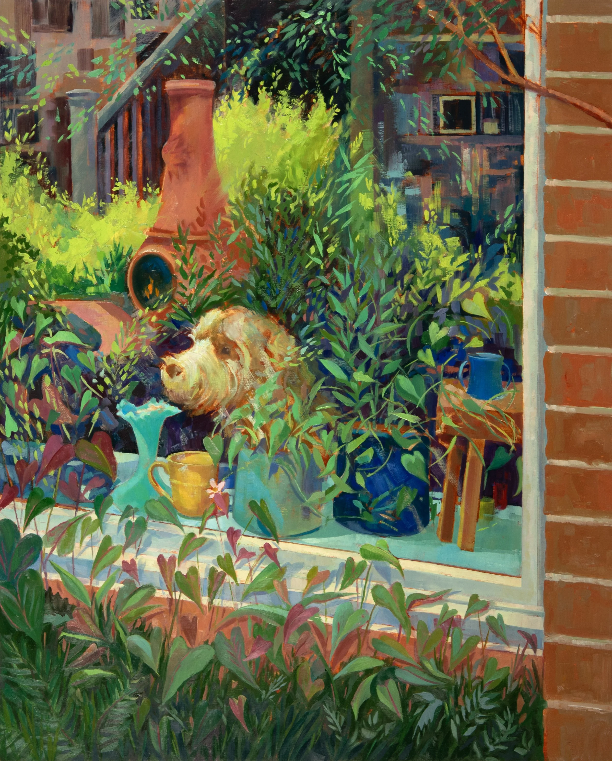 Studio Window: Summer Reflections
